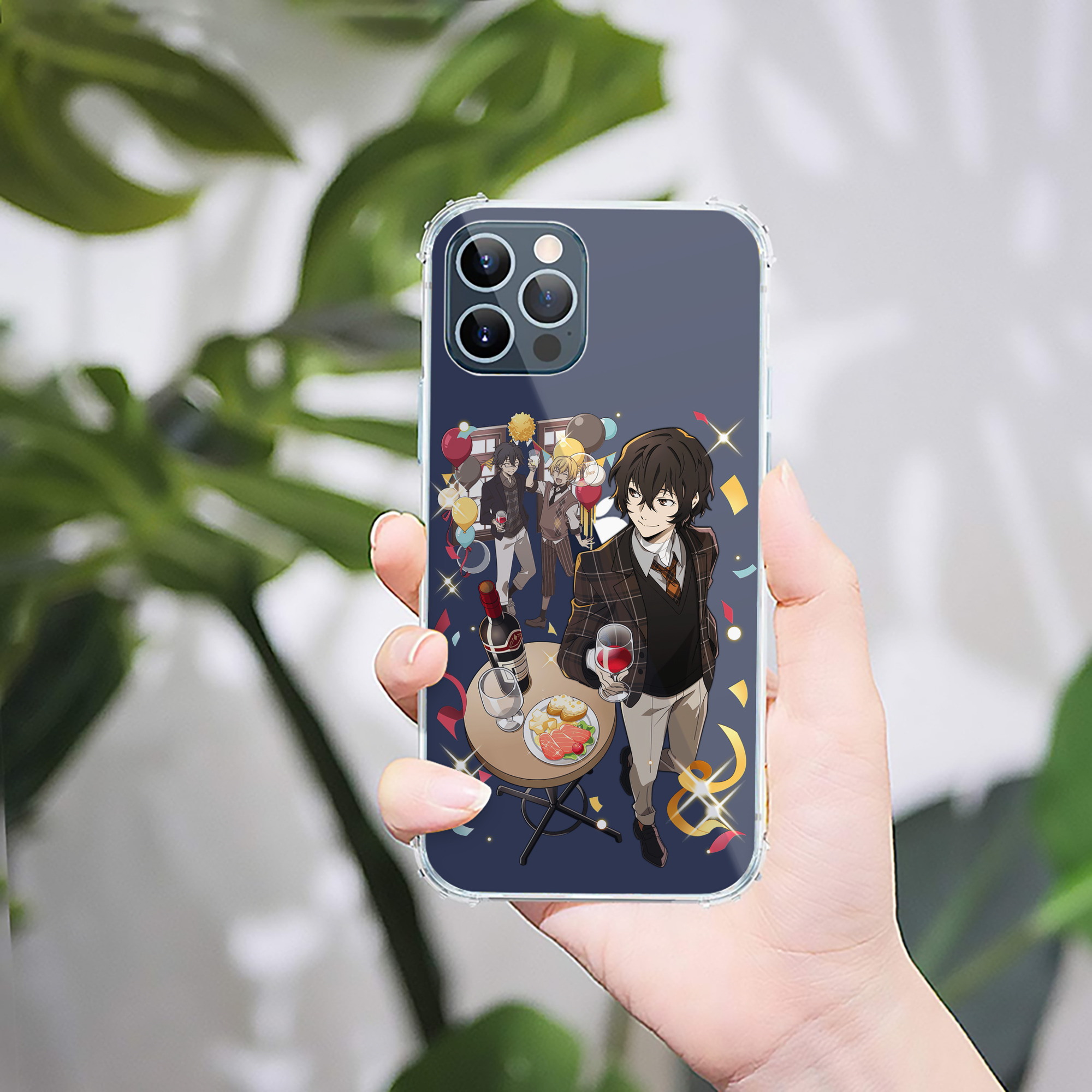 （画像用） 文豪ストレイドッグス Bungo Stray Dogs 【iPhone 12シリーズ対応】透明スマホケース（クリアソフトケース）